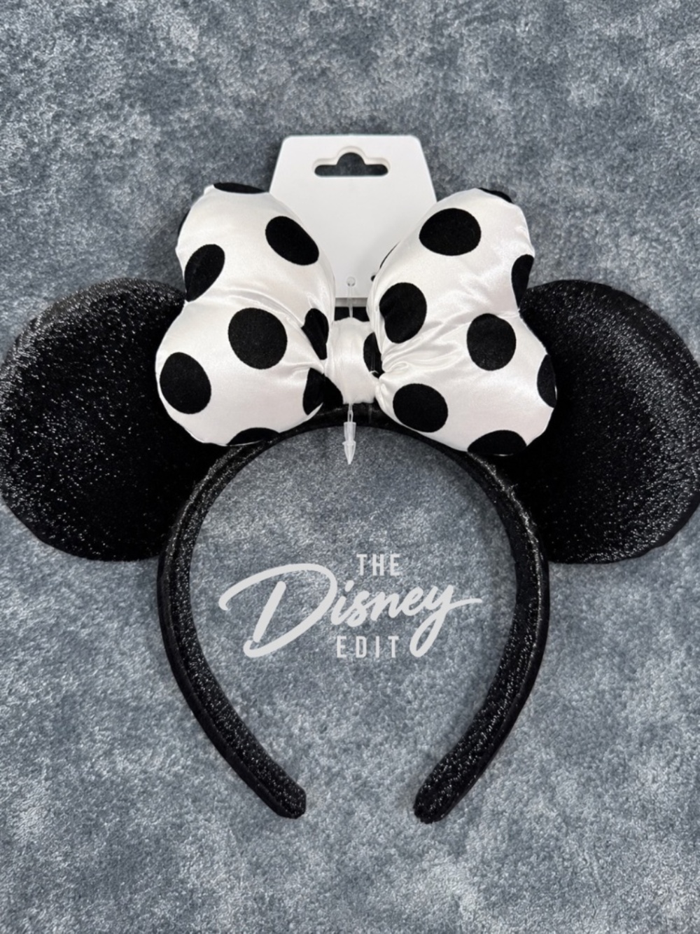 NWT 2026 Disney Black & White Polka Dot Minnie Ears - Trends